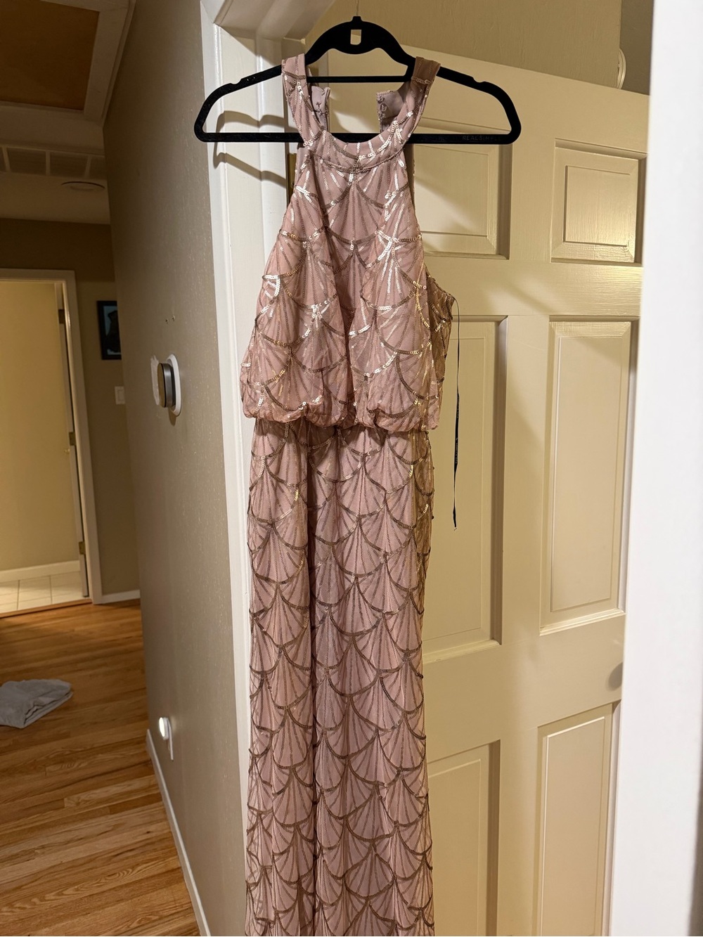 Sequin bridesmaids dress